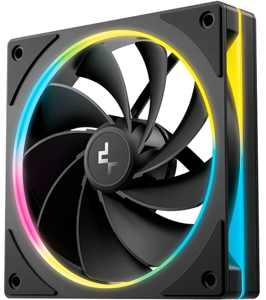 Вентилятор для корпуса Deepcool FL12R SE Reverse ARGb 120х120x25 черный 4-pin 28.67дБ (упак.:1шт) (R-FL12RSE-BKAPN1-G) Ret