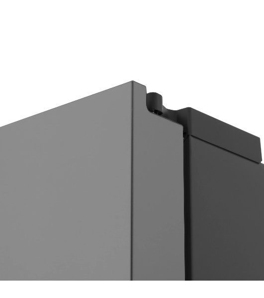 Холодильник LG GC-B257KMHW серебристый двухкамерный 422/206 л., морозилка сбоку, No Frost, Side by Side