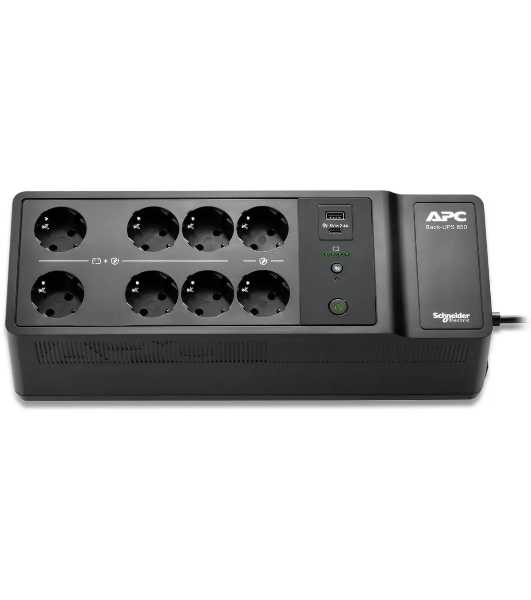 Источник бесперебойного питания APC Back-UPS ES/850ВА/520Вт/8xSchuko CEE 7 (евророзетка)