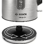 Электрочайник Bosch TWK4P440 черный, 1.7 л, 2400 Вт, скрытый нагревательный элемент, фото3