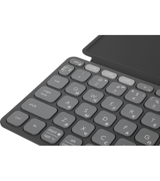 Клавиатура Logitech Keys to Go 2 беспроводная, Bluetooth, серый