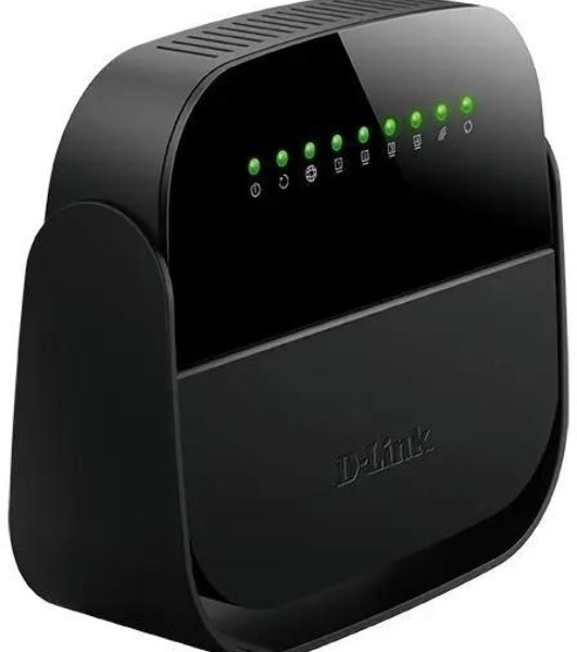 Роутер беспроводной D-Link DSL-2640U/R1A ADSL2+ черный ANNEX А