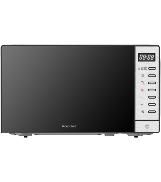 Микроволновая печь Rondell RDE-MW203 черный/серебристый, 20 л, 700 Вт, переключатели - кнопки