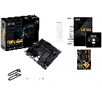 Материнская плата ASUS TUF GAMING A520M-PLUS, AM4, AMD A520, 4xDDR4, 4xSATA, 2xM.2, 1xPCIe 3.0 x16, 2xPCIe 3.0 x1, 1xVGA, 1xDVI, 1xHDMI, 1x1Gb LAN, 1xUSB-A 10Gbps, 4xUSB-A 5Gbps, 2xUSB-A 2.0, 3x3.5 мм, 7.1, mATX, фото3