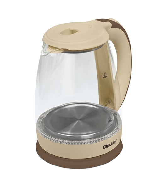 Электрочайник Blackton Bt KT1800G бежевый, 1.8 л, 1500 Вт, скрытый нагревательный элемент