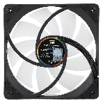 Кулер для корпуса Thermaltight TL-C12C-S (120x120x25мм, 4-pin PWM, ARGB, 66.17CFM, 25.6dBA, 1550RPM, черный), фото3
