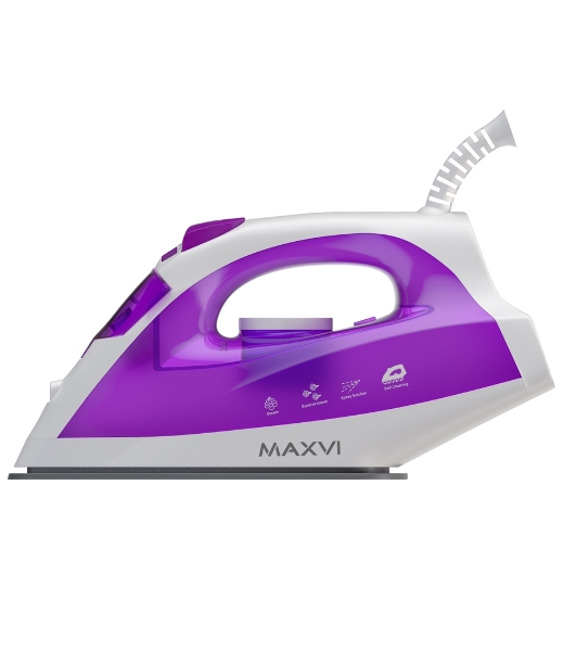Утюг Maxvi SI1801 белый/фиолетовый