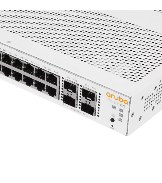 Коммутатор HPE Aruba IOn 1930 48G 4SFP+, 48×1 Гбит/с + 4×10 Гбит/с SFP+, настраиваемый