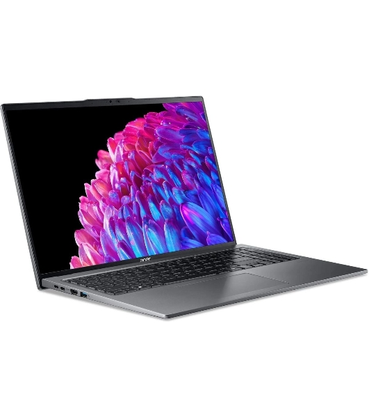 Ноутбук Acer Swift Go 16 SFG16-72-787A 16' IPS Intel Core Ultra 7 155H 32Gb SSD 1024Gb Intel Arc Win11Home серый 1.6 кг