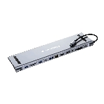 USB-концентратор Gembird UHB-D6, USB Type-C, USB 2.0/RJ45/USB Type-C PD87W/Jack 3.5 / SD/TF/2xHDMI/VGA, USB Type-C, фото5