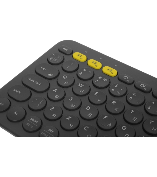Клавиатура Logitech K380 беспроводная, Bluetooth, серый