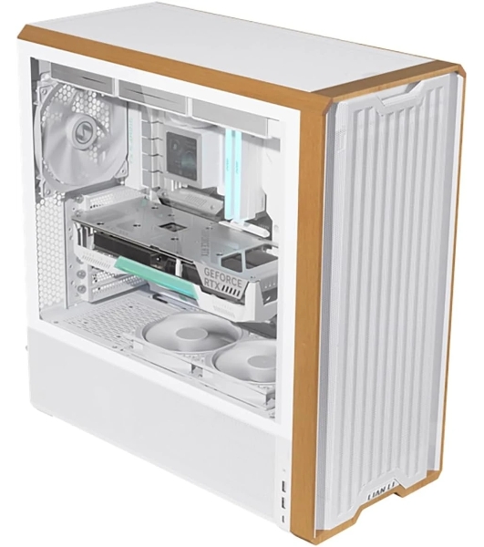 Компьютерный корпус Lian-Li Lancool 217 белый без БП ATX 2xUSB3.0 audio bott PSU