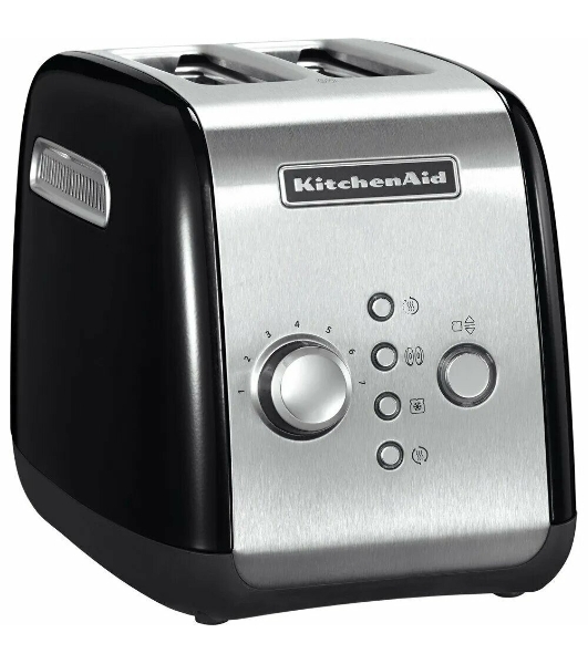 Тостер KitchenAid 5KMT221EOB черный, 1100 Вт, 2 слота