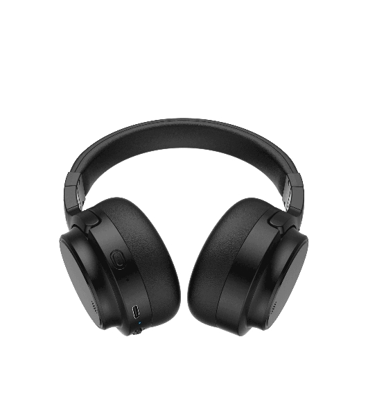 Беспроводные наушники MEG HEA500BL, Bluetooth 6.0, до 90 ч, ANC Hybrid, Multipoint, черный