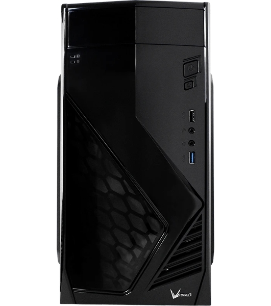 Компьютерный корпус Aerocool/Formula Cs-102 (mATX, без БП, 1x USB3.0, 1x USB2.0) черный