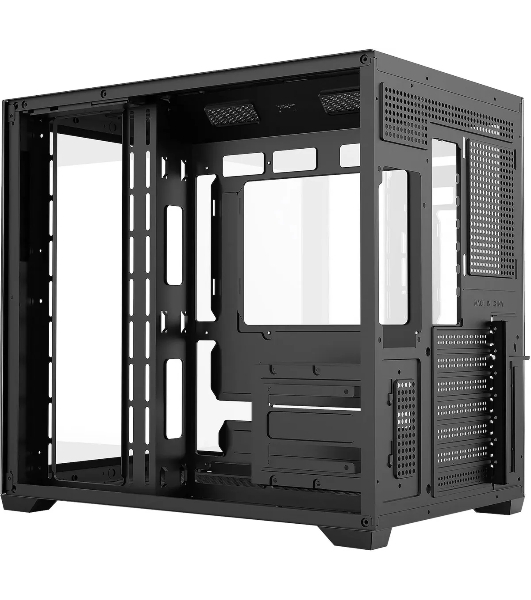 Компьютерный корпус Bloody CC-122 черный без БП ATX 10x120мм 1xUSB2.0 1xUSB3.0 audio