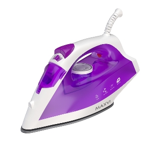 Утюг Maxvi SI1801 белый/фиолетовый