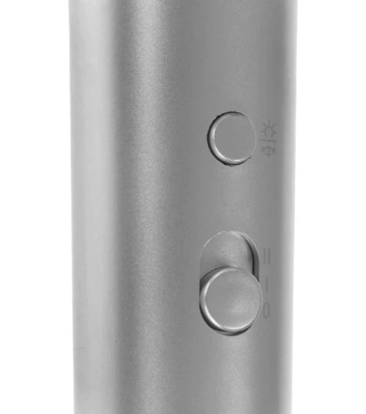 Фен JVC JHD012 серый/серебристый, 1800 Вт