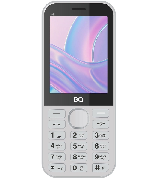 Мобильный телефон BQ 2843 Air серебристый