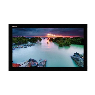 Экран Lumien Cinema Home 130x219 см (раб. область 114х203 см) (92') Matte White, алюминиевая рама обтянутая черным бархатом 16:9 (2 места) [LCH-100102]