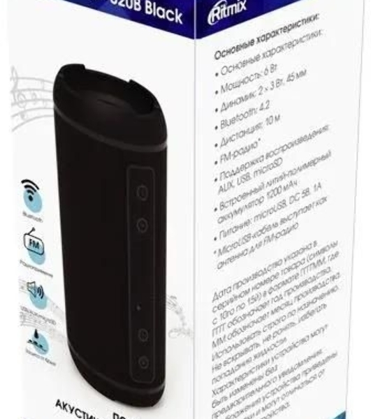 Портативная колонка Ritmix SP-320B черный