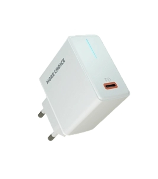 Сетевое зарядное устройство MORE CHOICE (4610196408922) NC60i, белый