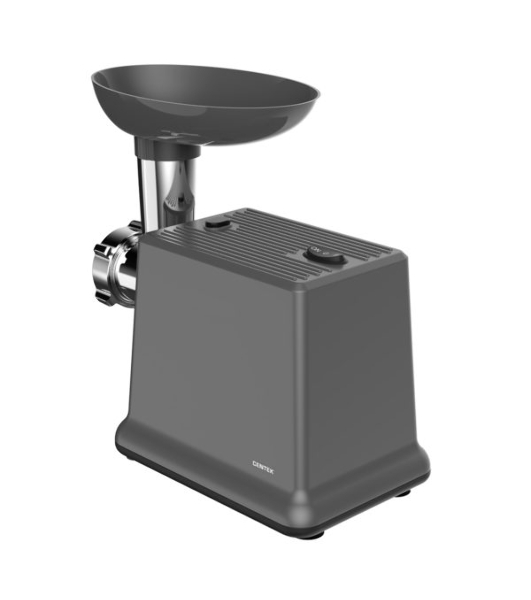 Мясорубка электрическая Centek CT-1625 черный, 2000 Вт, 2.0 кг/мин, реверс, защита от перегрузки, насадки - 5