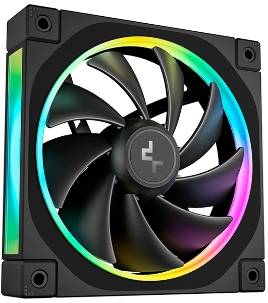 Система жидкостного охлаждения Deepcool LQ360 Ultra ARGb Soc-AM5/AM4/1200/1700/1851 черный 4-pin 38.71dB Al LCD 350W 1840gr Ret (R-LQ360-BKASMC-G-1)
