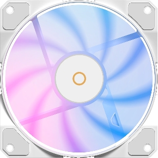 Кулер для процессора Ocypus Beta F12 WH ARGB, 120x120x25мм, 4-PIN PWM, 800-1600 RPM, 29 DBA MAX, HYDRO BEARING
