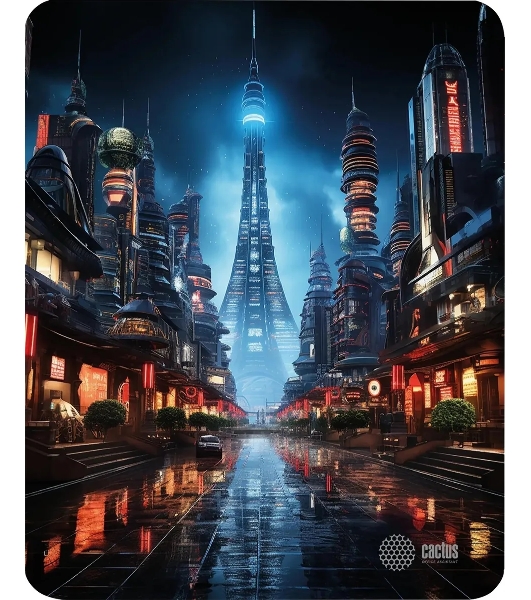 Коврик для мыши Cactus CS-MP-D05M City 300x250x3мм