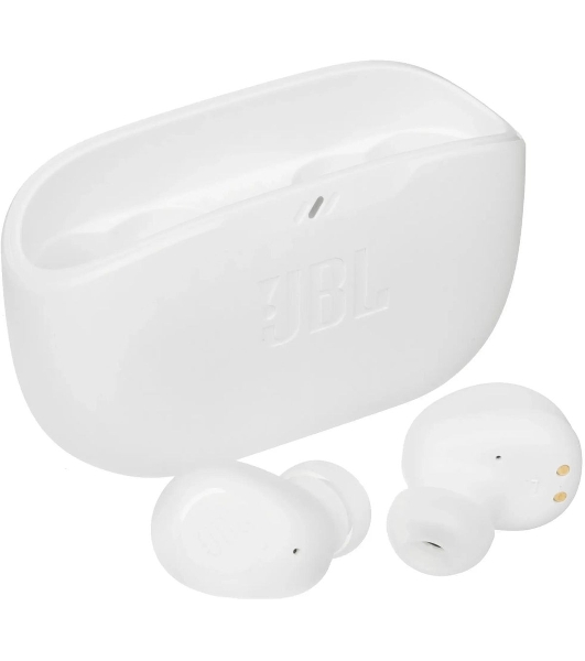 Наушники TWS JBL Wave Buds белый, внутриканальные, Bluetooth, быстрая зарядка, до 8 ч