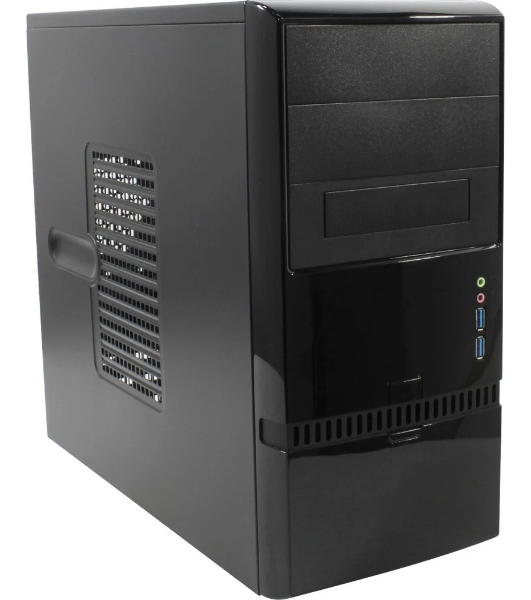 Компьютерный корпус Mini Tower InWin ENR022 черный 500W PM-500ATX U3.0*2+A(HD) mATX