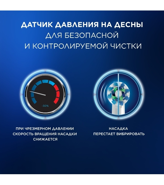 Набор электрических зубных щеток Oral-B Pro Series 1 бирюзовый/черный