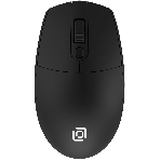 Мышь беспроводная Oklick 201MW черный, 1600 dpi, радиоканал, USB, кнопки - 4, фото 1