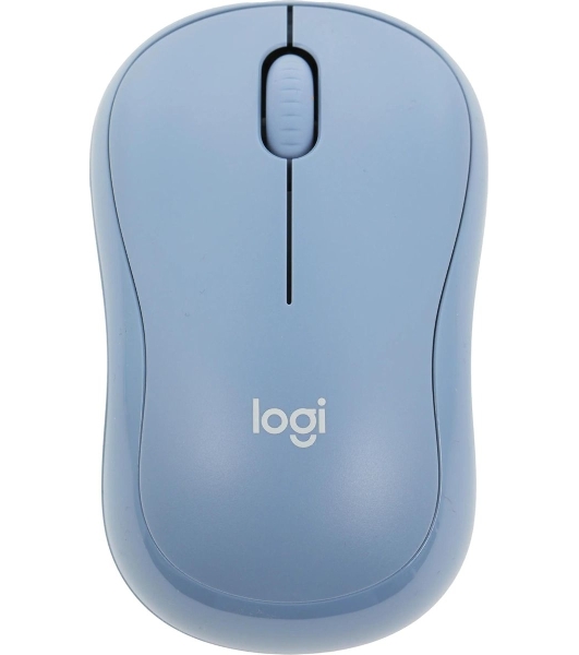 Мышь беспроводная Logitech M221 голубой, 1000 dpi, радиоканал, USB, кнопки - 3