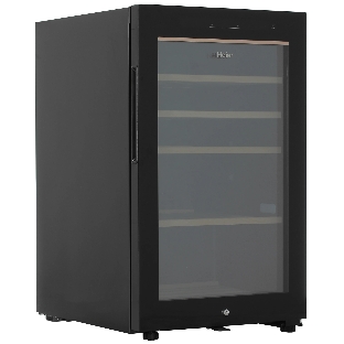 Винный шкаф Haier FWC49GA черный, 116 л, 1 отсек, 49 бут., класс A