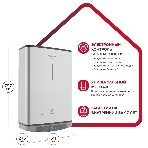 Водонагреватель электрический Ariston Velis Lux Inox PW ABSE WIFI 50 серебристый, накопительный, 50 л, 2,5 кВт, фото6