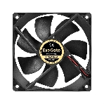 Вентилятор для корпуса ExeGate ExtraSilent ES12025SM черный, 120 мм, 1400 об/мин, 24 дБ, 2 pin, фото2