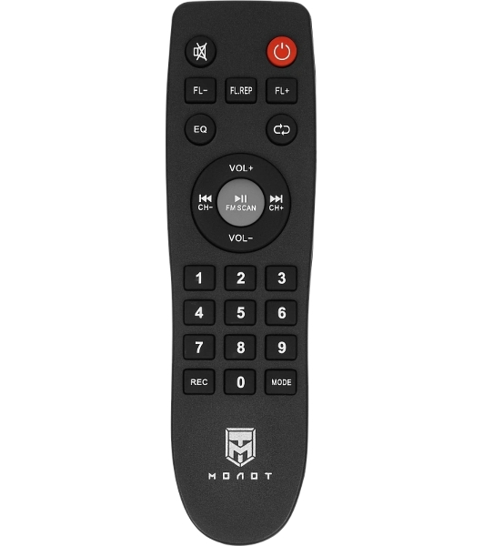 Колонка портативная Ural 203 черный 2000W 1.1 BT/3.5Jack/USB-C 15м 9000mAh