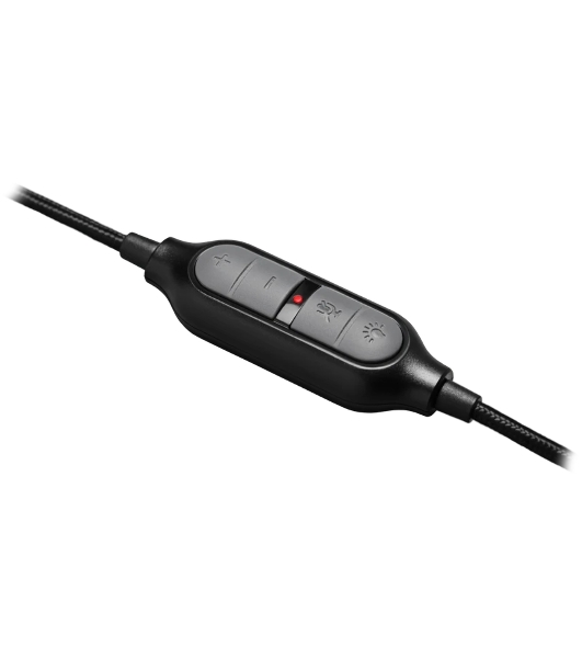 Гарнитура Redragon Zeus X чёрный, проводная, USB, подсветка