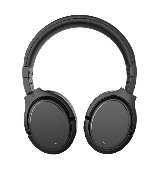 Беспроводные наушники MEG HEA500BL, Bluetooth 6.0, до 90 ч, ANC Hybrid, Multipoint, черный