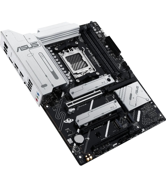 Материнская плата ASUS PRIME X870-P, AM5, AMD X870, 4xDDR5, 2xSATA, 4xM.2, 1xPCIe 5.0 x16, 2xPCIe 4.0 x1, 1xHDMI, 2xUSB-C, 1x 2.5Gb LAN, 4xUSB-A 3.2 Gen 1, 1xUSB-A 3.2 Gen 2, 4xUSB-A 2.0, 3x3.5 мм, 7.1, ATX