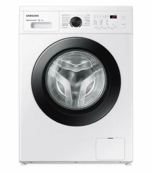 Стиральная машина Samsung WW60AG4S00CE/LD белая, загрузка фронтальная 6 кг, 1000 об/мин., класс: A