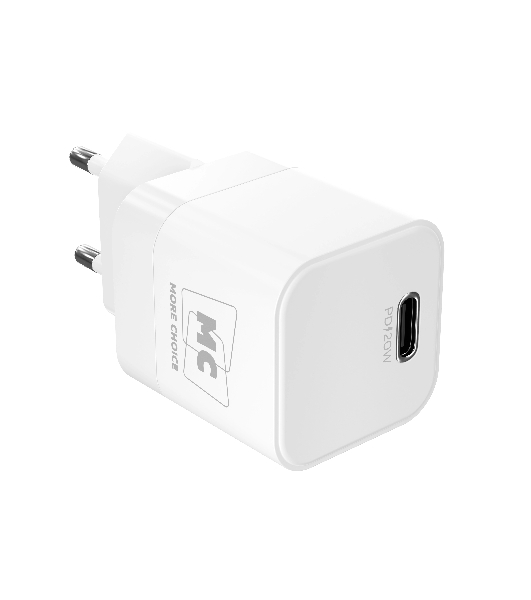 Сетевое зарядное устройство MORE CHOICE (4620202555854) NC86a 1Type-C 3.0A PD 20W для Type-C Type-C, белый