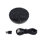 Спикерфон Intrend ITSPH-W200 4 капсюля, BT+USB, эффективный радиус 3м, ANC, AEC, AGC, полнодуплексная связь, беспроводное каскадирование 2х спикерфонов, аккумулятор: время работы в режиме разговора до 12 часов. В комплекте USB-dongle, фото3
