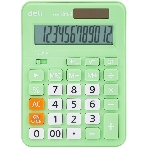 Калькулятор настольный Deli EM210FGREEN зеленый 12-разр., фото 1