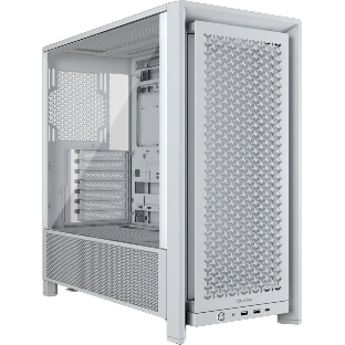 Компьютерный корпус без блока питания Corsair Frame 4000D, Midi-Tower, TG, no fan, 2xUSB-A 3.2, 1xUSB 3.2 Type-C, E-ATX, ATX, mATX, mITX White