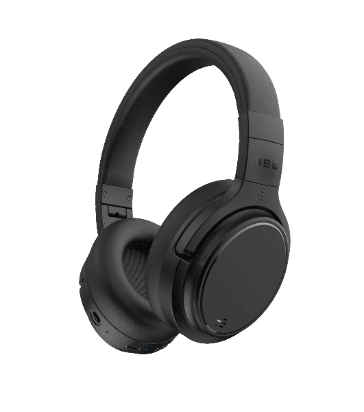 Беспроводные наушники MEG HEA500BL, Bluetooth 6.0, до 90 ч, ANC Hybrid, Multipoint, черный