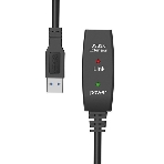 Кабель-адаптер USB3.0-repeater Aopen, удлинительный активный Am-->Af 5м QUST/qust ACU827A-5M, фото4