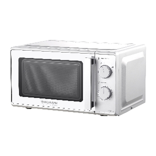 Микроволновая печь Willmark WMO-203GMW белый, 20 л, 700 Вт, переключатели - поворотный механизм